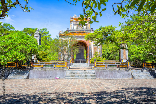 Wallpaper Mural Traditional architecture and courtyard of the Imperial Tomb of Tu Duc in Hue Torontodigital.ca
