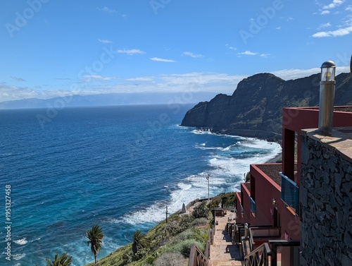 Breathtaking View of the Atlantic Ocean in Hermigua, La Gomera