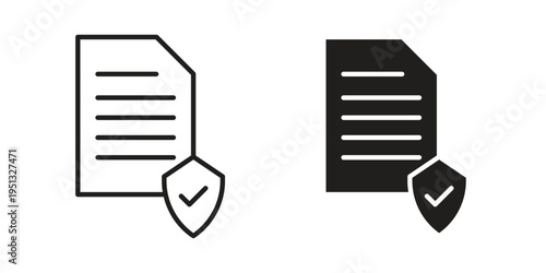 License icon for mobile application, button and website design.