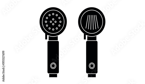 Dual function showerhead with massage and normal settings