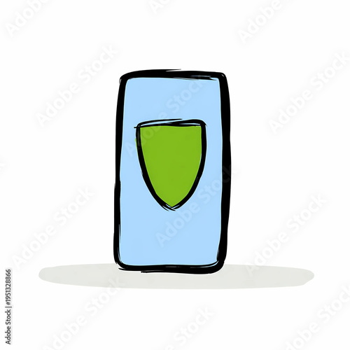 Smartphone with Shield