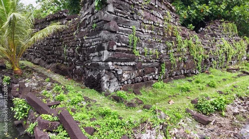 Micronesia Pohnpei Nan Madol Ancient Ruins Lost City Oceania Pacific Aerial Drone 4K