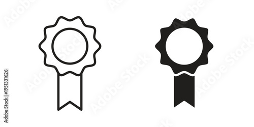 Recognition icon for mobile application, button and website design.