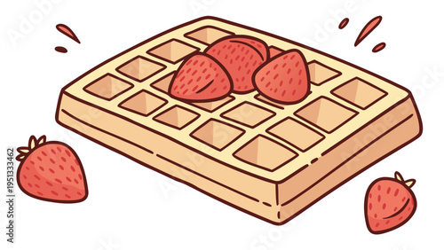 Strawberry Waffle