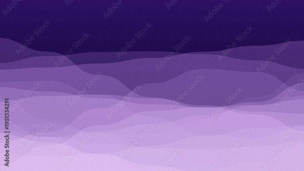 Obraz premium Abstract Purple Wavy Gradient Background with Grainy Noise Texture