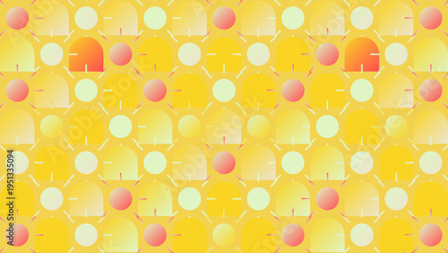 Bright and Sunny Abstract Background vector illustration