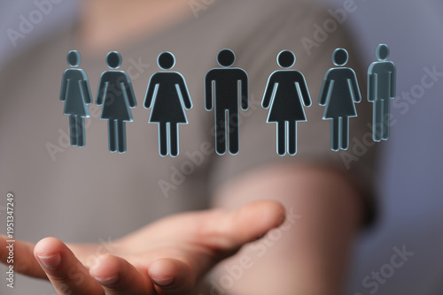 Conceptual image of human f...
