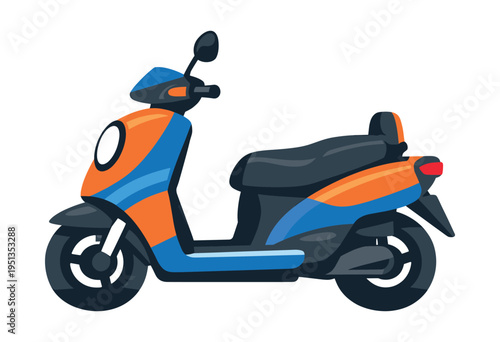 Scooter for metropolitan commuting and ride-sharing, providing eco-friendly personal transportation