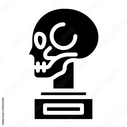 skull exhibition icon