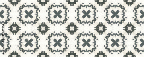 Ethnic Strip. Chic Round Fabric. Paisley Print