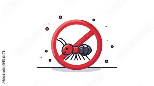 Ant Prohibition Sign