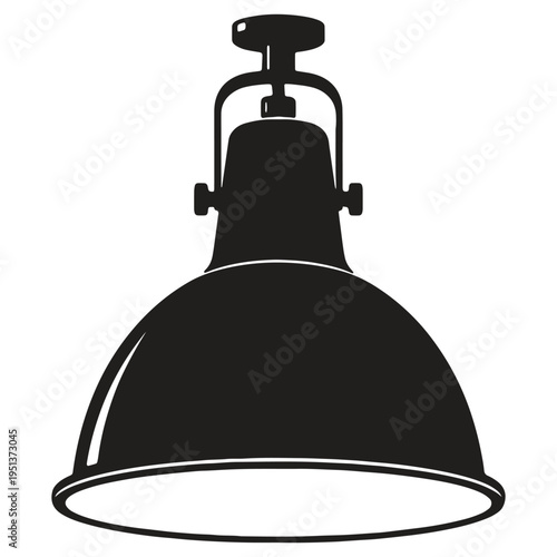 Modern minimalist black desk lamp with adjustable arms and circular shade for home office or study lighting