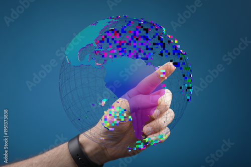 Concept of data, digital tr...
