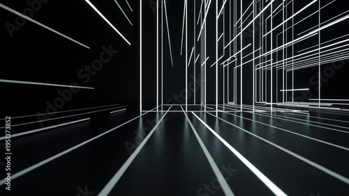 Vertical Space Technology Abstract Background Image