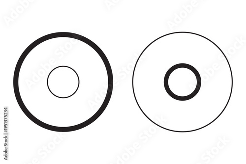 Circle Icons. Modern Circular Progress Indicator Icons. set of minimalist circular progress icon featuring a solid outer arc displayed on a light.