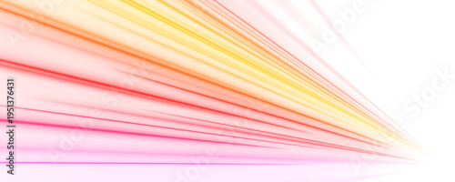 Orange racing track with radiant neon glow and fast motion streaks png