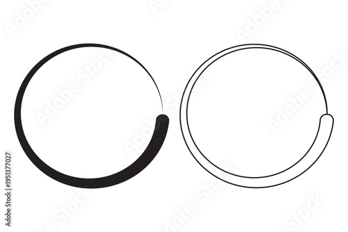 Circle Icons. Modern Circular Progress Indicator Icons. set of minimalist circular progress icon featuring a solid outer arc displayed on a light.