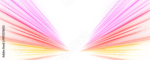 Bild auf Leinwand Bright pink purple neon speed lane with glowing edges and smooth motion lines pn
