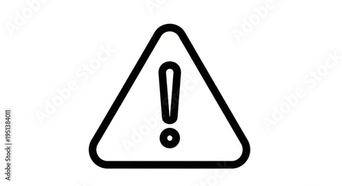 Warning Sign Exclamation Mark Triangle Symbol.