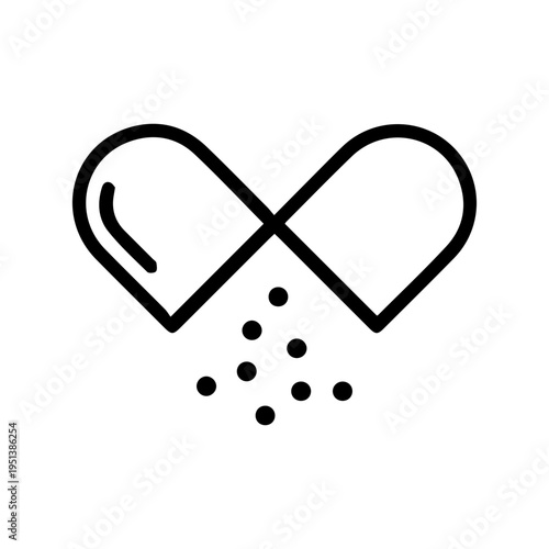 Open Capsule with Grains