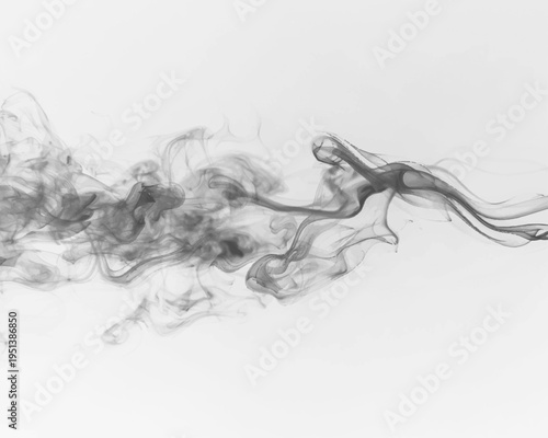 Swirling smoke vortex forms a dynamic spiral pattern on transparent background. The movement is fluid and continuous. Great for dramatic graphic elements. PNG