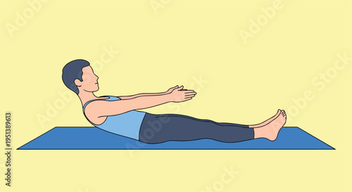 Flat vector illustration cartoon