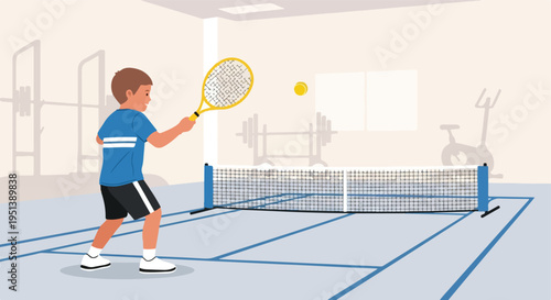 Flat vector illustration cartoon