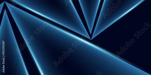 Modern abstract blue technology background. tech banner for corporate business concept. hi-tech abstract background vector illustration and business or presentation