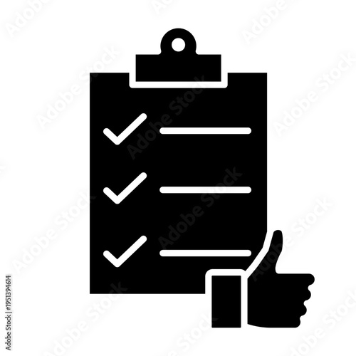 Survey icon vector. Poll Illustration sign. Questionnaire symbol. Feedback logo. 