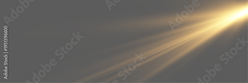 Warm golden radiance bursting downward on dark background