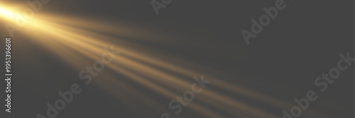 Warm golden radiance bursting downward on dark background