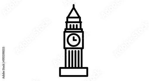 Iconic Big Ben Clock Tower London.