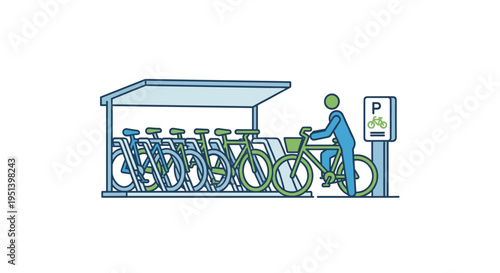 Man riding a bicycle at station.