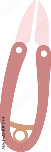 Simple Safety Pin Sewing Illustration