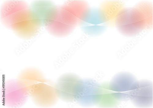 楽しいイメージのSDGs17色のアブストラクト背景