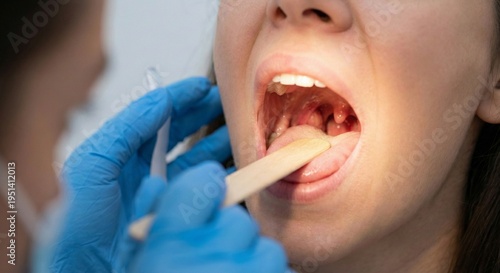 Oral Examination Checking for Posterior Nasal Bleeding.