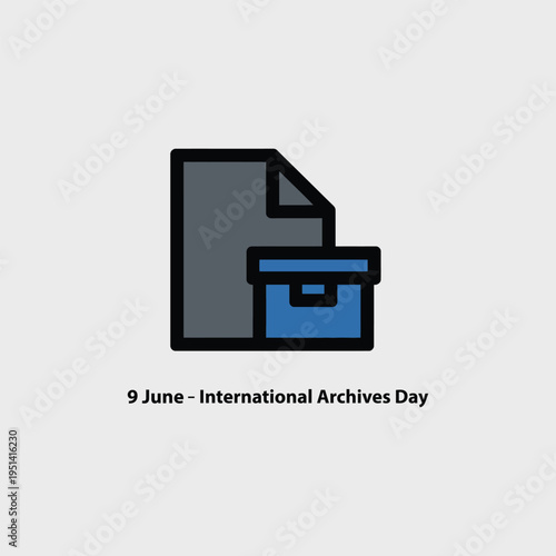 International Archives Day Document Icon