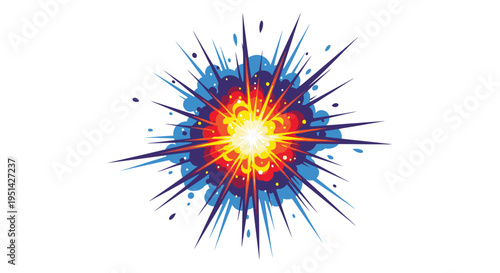 Vibrant Explosion of Color and Light.