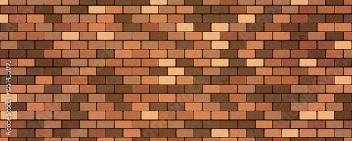 Vector brick wall background. Wall textured wallpaper