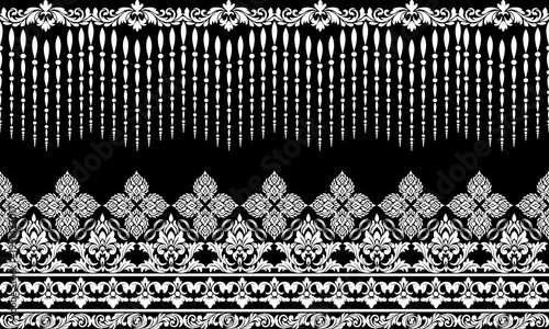 Classic Damask Seamless
Pattern - Vector Illustration for Elegant Textile
Design,Damask,Jacquard loom, Brocade, Satin weave,ethnic, geometric, textile, fabric, motif, retro, 