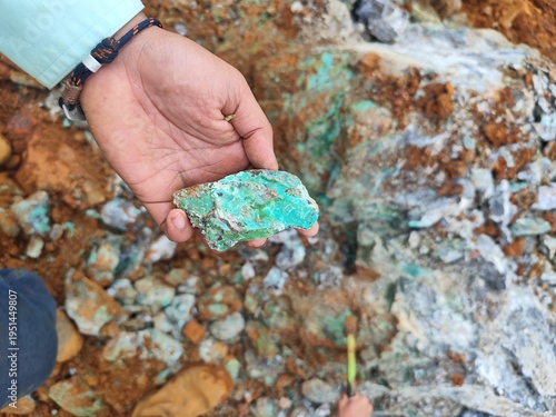 Принти на полотні orge indonesian nickel mining