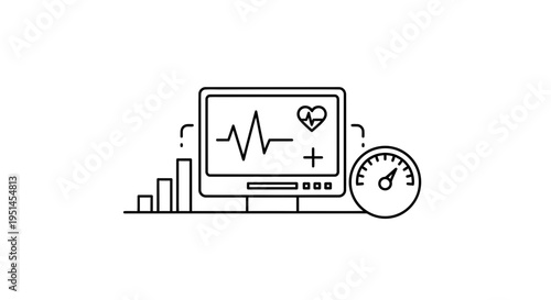 Healthcare technology monitoring vital signs and performance metrics