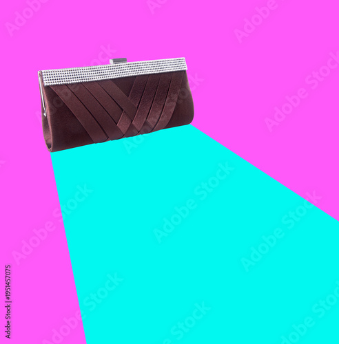 wallet. woman wallet on a background