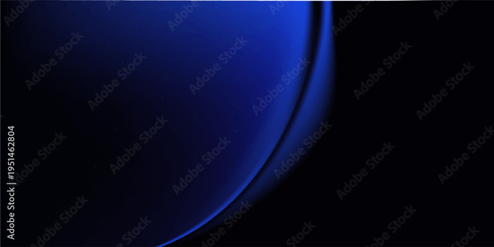 Obraz premium Blue gradient soft curve background with subtle lighting.