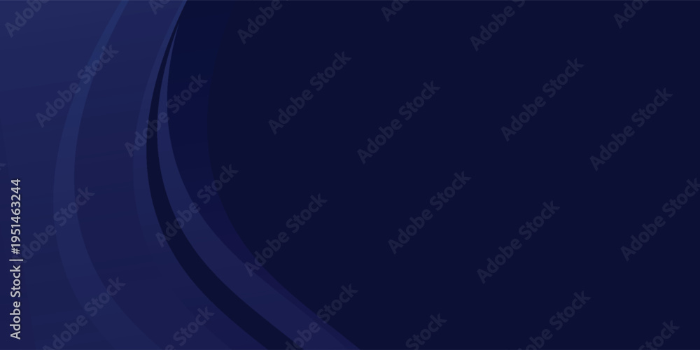 Fototapeta premium Experience the modern elegance of the abstract gradient wave background. Its dark blue waves create a captivating atmosphere