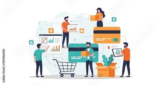 Online Business Ecosystem: E-commerce, Digital Marketing, Sales Analytics & Delivery Process