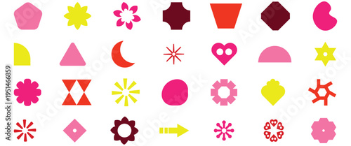 Basic Organic shape round form set. Liquid organic blob. Abstract organic blob shapes vector irregular figures isolated on transparent background. Black cube drops. Various shapes of irregular blobs