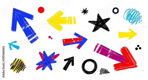 set of colorful arrows