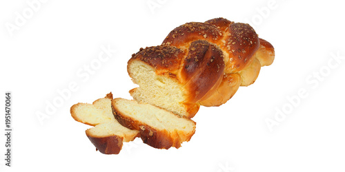 Fotografia Delicious baked bread, ready to eat and inviting you to taste its perfection