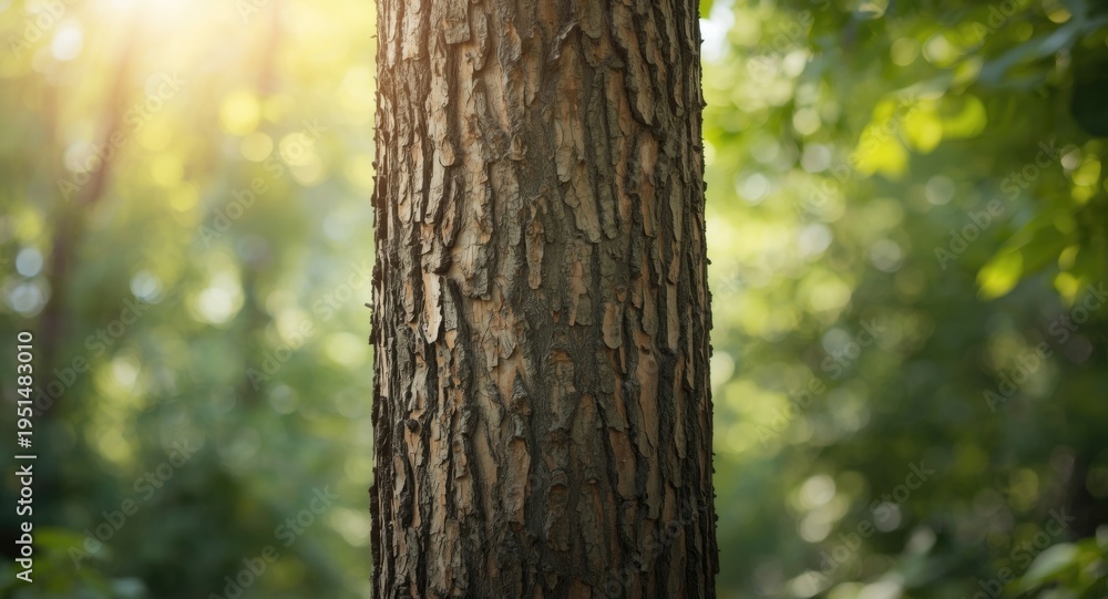 Obraz premium Energetic tree trunk full of healthy life